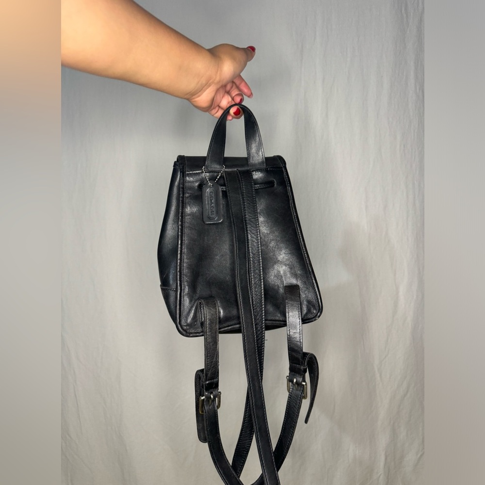 Coach Backpack Leather - Picture 2 of 9